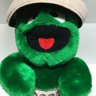 Sesame Street: Oscar The Grouch In Can 12 Inch Stuffed Plushy: Vintage: Applause