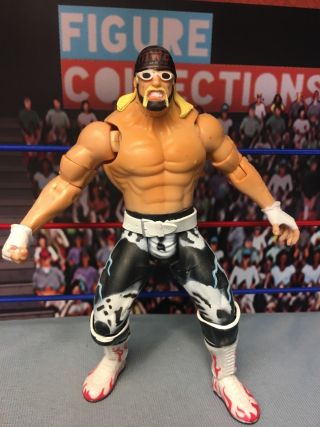 Wcw Wrestling Toy Biz Red And Black Attack Exclusive Hollywood Hulk Hogan Figure