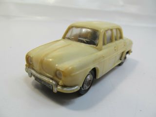 Vintage Soviet Ussr Plastic Toy Car Renault Dauphine Novoexport Tbilisi 1/43