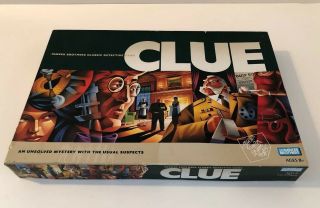 Clue Board Game By Parker Brothers - 2002 Edition - 100 Complete