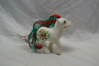 1984 Hasbro G1 My Little Pony Merry Treat Santa Claus Christmas Figure Toy