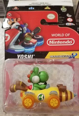 Jakks World Of Nintendo Mario Kart 8 Yoshi Series 1 - 3 Mario Kart