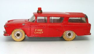 Dinky No.  257 Nash Rambler Fire Chief Car - Rare L2