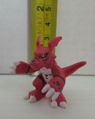 2001 Guilmon Digimon Bandai Miniature Figure  (inv22233)