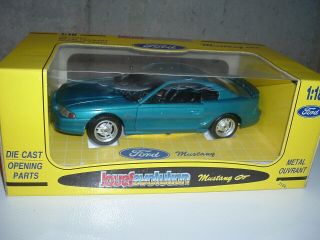 Joeuf Evolution 1994 Ford Mustang Gt 1:18 Scale Diecast Teal