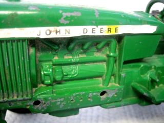 Vintage ERTL John Deere Tractor 584 1/16 Die - Cast - Used/Played With Condiiton 2