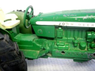 Vintage ERTL John Deere Tractor 584 1/16 Die - Cast - Used/Played With Condiiton 4