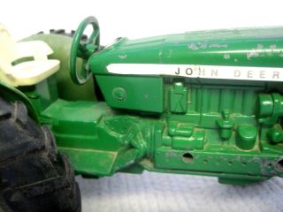 Vintage ERTL John Deere Tractor 584 1/16 Die - Cast - Used/Played With Condiiton 8