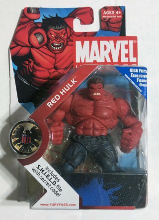 Red Hulk 028 Marvel Universe 3.  75 " Moc On Card Factory