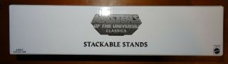Stackable Action Figure Stands Motuc Masters Of The Universe Classics Mattel