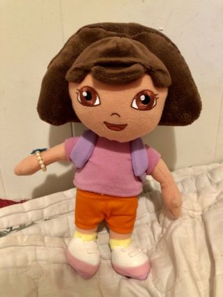 Dora The Explorer Nickelodeon Official Plush Doll Stuffed Toy 12”