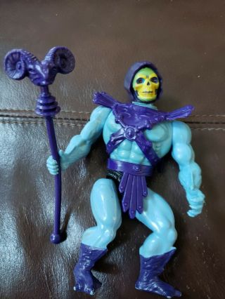 Motu Skeletor Masters Of The Universe Vintage 1983.  Missing Sword.  Loose Legs.