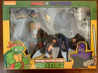 Neca Tmnt Ninja Turtles Raphael Vs Foot Soldier Target Exclusive 2 - Pk