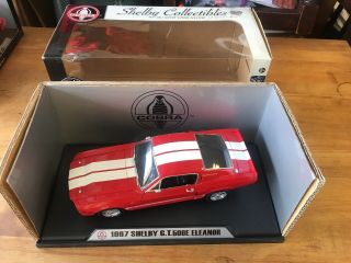 1967 Shelby Collectibles Mustang Gt - 500e Gt - 500 Eleanor Red 1:18