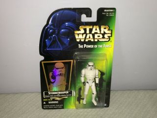 1997 Kenner Star Wars The Power Of The Force Stormtrooper Action Figure No 69803