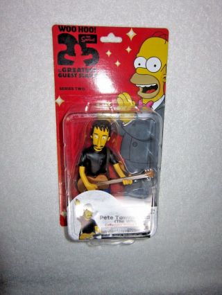 2014 Neca 5 " The Simpsons Greatest Guest Stars " Pete Townshend (the Who) " Figure
