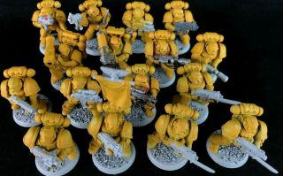Tactical Squad X16 - Imperial Fists - Space Marines - Warhammer 40k