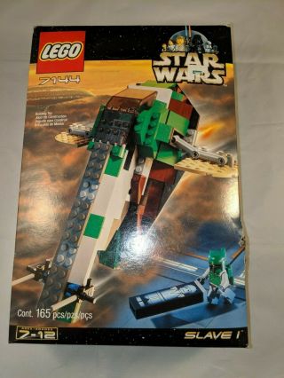 Lego Star Wars 7144 Slave 1 With Mini Figures 100 Complete 4