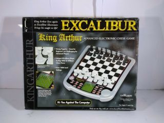 King Arthur Excalibur Model 915 Electronic Chess Game 100 Complete Great Shape 2