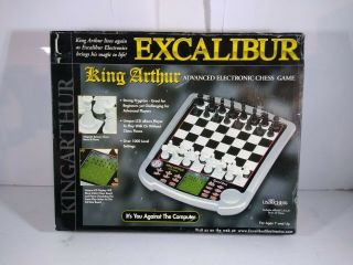 King Arthur Excalibur Model 915 Electronic Chess Game 100 Complete Great Shape 3