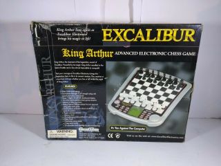 King Arthur Excalibur Model 915 Electronic Chess Game 100 Complete Great Shape 4