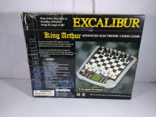 King Arthur Excalibur Model 915 Electronic Chess Game 100 Complete Great Shape 6
