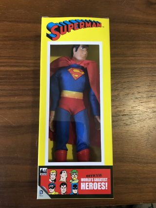 Official Dc Comics Superman 8 Inch Action Figure In Retro Style Box Read