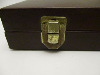 Vintage 70 ' s Skor - Mor Backgammon Game in Travel Case Briefcase W/ Instructions 7
