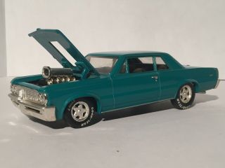 1964 Pontiac Gto Green 1/18 Scale Diecast Model Toy Car 0530ss Collector