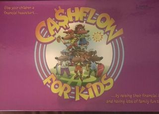 Cashflow For Kids Board Game Robert Kiyosaki Rich Dad Educational Incomplete
