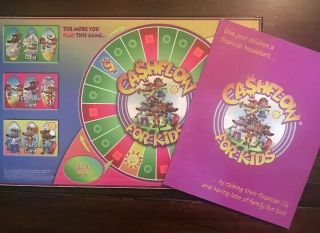 Cashflow for Kids Board Game Robert Kiyosaki Rich Dad Educational Incomplete 4