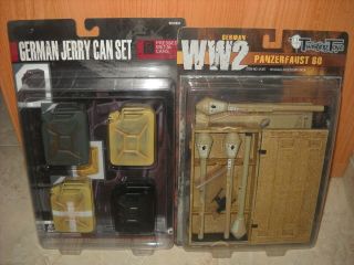 1/6 12 " German Wwii Soldier Story Jerry Can Set,  Twisting Toyz Panzerfaust 60