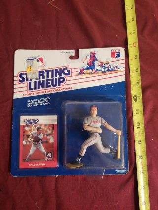 1988 Kenner Starting Lineup Dale Murphy Mlb Baseball Figurine Atlanta Braves
