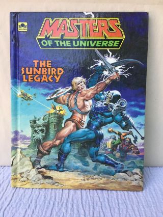 1983 Golden Book Masters Of The Universe Heman The Sunbird Legacy Hardcover
