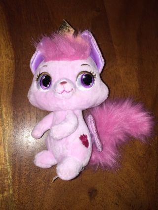 6” Disney Princess Palace Pets Beauty Auroras Pink Kitty Cat Plush Stuffed (ah)