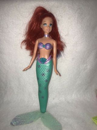 Disney Princess Ariel Barbie Mattel 2007 Little Mermaid Doll Purple Streak