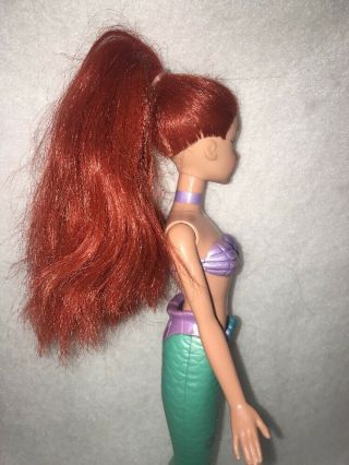 Disney Princess Ariel Barbie Mattel 2007 Little Mermaid Doll Purple Streak 4