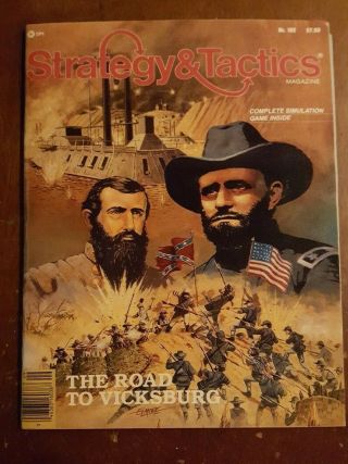 The Road To Vicksburg Strategy & Tactics Spi Unpunched,  Unplayed & 100 Complete