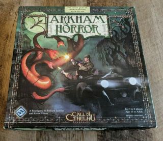 Arkham Horror - A Call Of Cthulhu Board Game By Richard Launius & Kevin Wilson