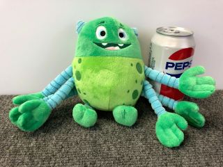 Disney Store Doc Mcstuffins Glo - Bo 6 Arm Green Monster Plush Toy Stuffed Animal