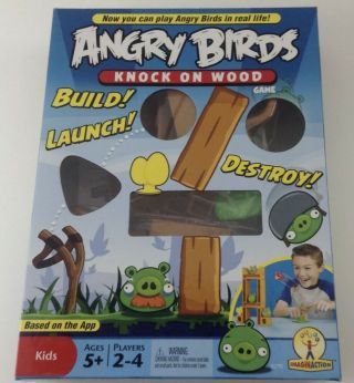 Angry Birds Knock On Wood Game - Complete Mattel Only Played Once