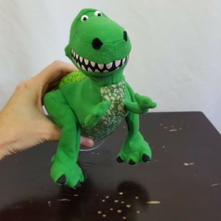 Burger King Toy Story Rex Plush Hand Puppet Storytime Pretend Play Dinosaur