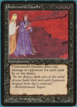 Underworld Dreams Legends Heavily Pld Black Uncommon Magic Card (36617) Abugames