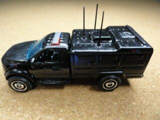 Matchbox Police Ford All Black F - 150 Special Operations Unmarked Custom Unit