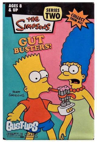 Simpsons Bust Ups Gut Busters Series 2 Bart & Marge Gentle Giant