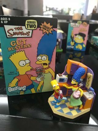 Simpsons Bust Ups Gut Busters Series 2 Bart & Marge Gentle Giant 2