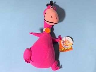 Hannah Barbera Flinestones 14” Dino Plush Stuffed Animal Dinosaur Toy Very Good