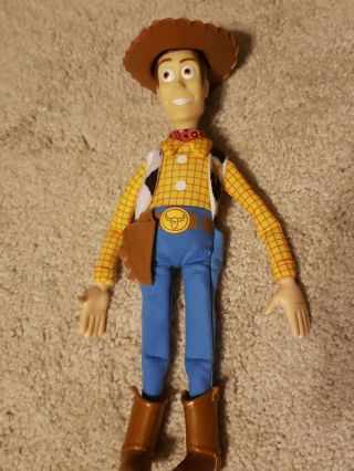 1995 Disney Pixar Toy Story Pals By Burger King Woody Plush Doll Puppet 11”