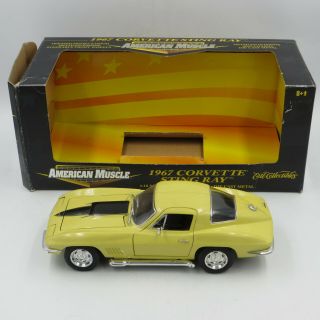 Etrl American Muscle 1:18 - Scale 1967 Corvette Stingray Die - Cast W/box
