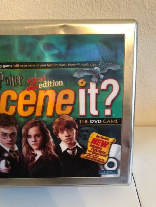 Harry Potter Scene it? The DVD Game 2nd Edition in collectable tin box Complete 7